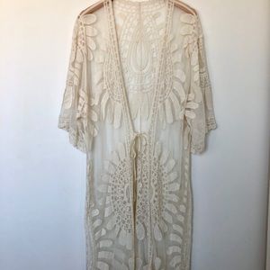 Boho Lace Cover Up